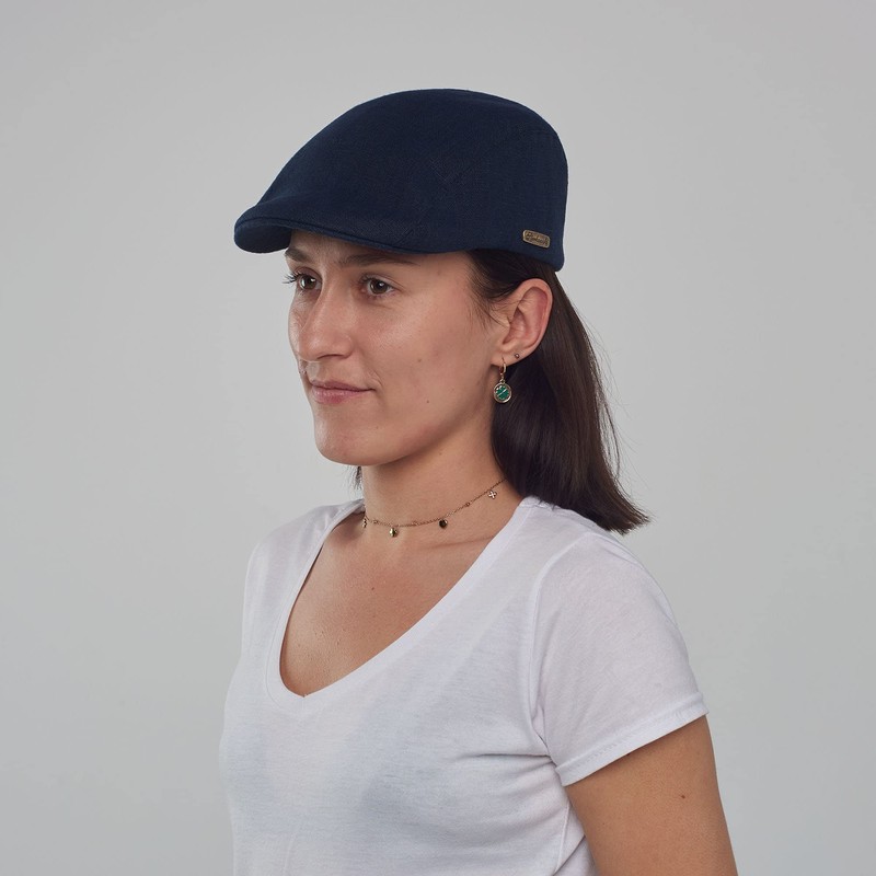 Sterkowski Gecko Flat Cap | 100% Linen Super Light Summer