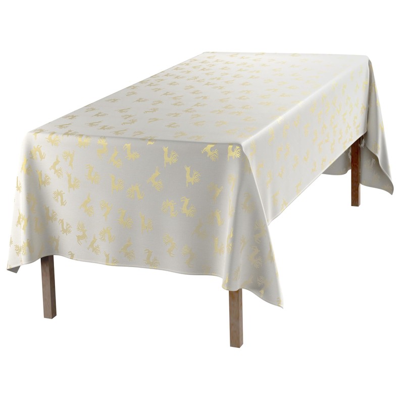 Emma Barclay Christmas Table Cloth, Rectangular Machine Washable Xmas Dining