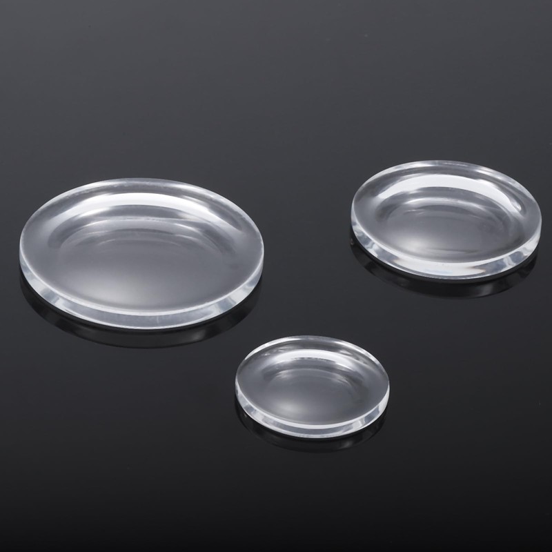 PATIKIL 8個セット 両凹レンズ 直径5cm 焦点距離-15cm 光学レンズ ガラスレンズ 事務所 科学実験 研究室設備