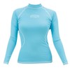 AQA KW-4449 Long II Women's Rash Guard Light Blue L