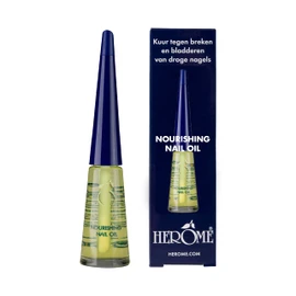 Herome Nourishing nail oil – the oil nourishes and repairs dry, hard and brittle nails – makes hardened nails elastic again – especially good in combination with nail hardener (Nourishing Nail Oil) – 10 ml.