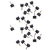 120Pcs High Heel Tip Caps TPU Polyurethane Iron Shoes Repairing
