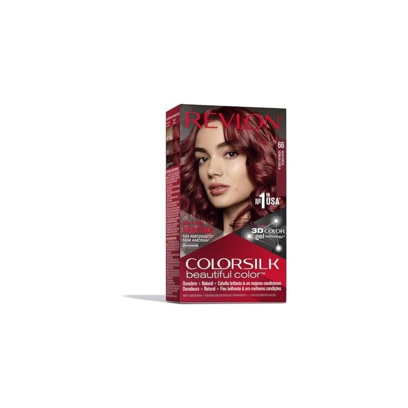 Tinte para Cabello Revlon Colorsilk Beautiful Color-Keratina 066 Rojo Cereza