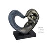 Casablanca Hands of Love Sculpture - Decorative Heart Figurine -