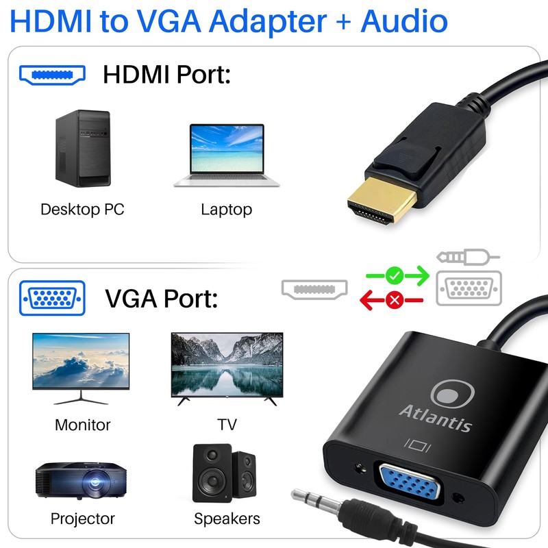 HDMI to VGA Adapter
