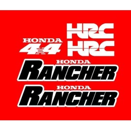 Honda Rancher S ES Stickers Decal Emblem Kit 2000-2006 350 TRX