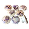 Set of 8 Love Lavender Cabinet Knobs