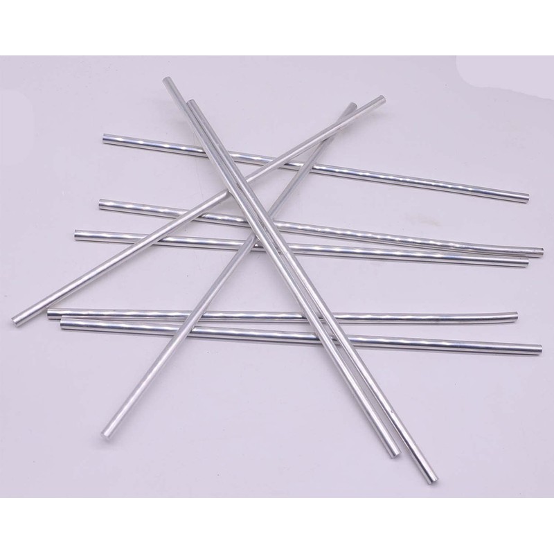 VERNUOS 10 Pieces 1/4" Aluminum 6061 T6511 Round Rod Solid