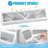 Yaocom 1 Pcs 15 Inch Floor Baseboard Diffuser (Duct Opening