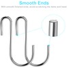 kinxuanda 30PCS S Hooks, Premium Stainless Steel S Hooks for
