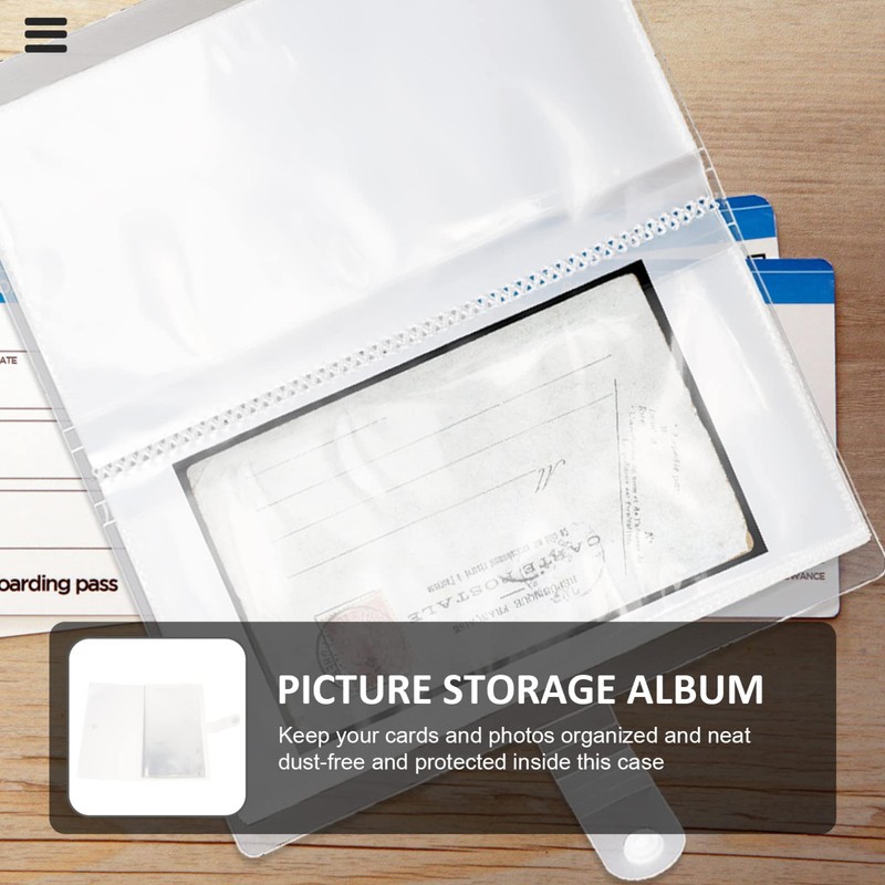 Operitacx 2pcs Memory Cards Album Tidy Organized Storage for Cards