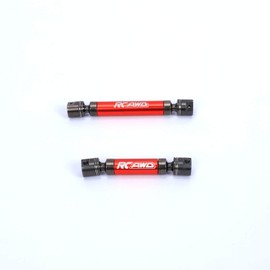 RCAWD Center Drive Shaft Set for Axial 1/18 UTB18 Capra Trail Driveshaft Upgrade Parts Red