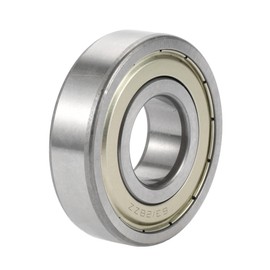 X AUTOHAUX 63/28ZZ Deep Groove Ball Bearings P6 28x68x18mm Lubricated Bearings Double Metal Seal Silver Tone Scooter Skateboard Wheel