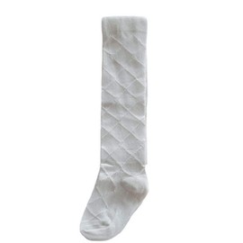 tights shiny diamond girls size 3-6 months cream