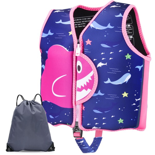 YIKANWEN Neoprene Life Jacket for Children and Babies, Ideal Swimming
