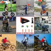 YUZHEDM Pack of 3 Reflective Bicycle Flag Bicycle Safety Flags