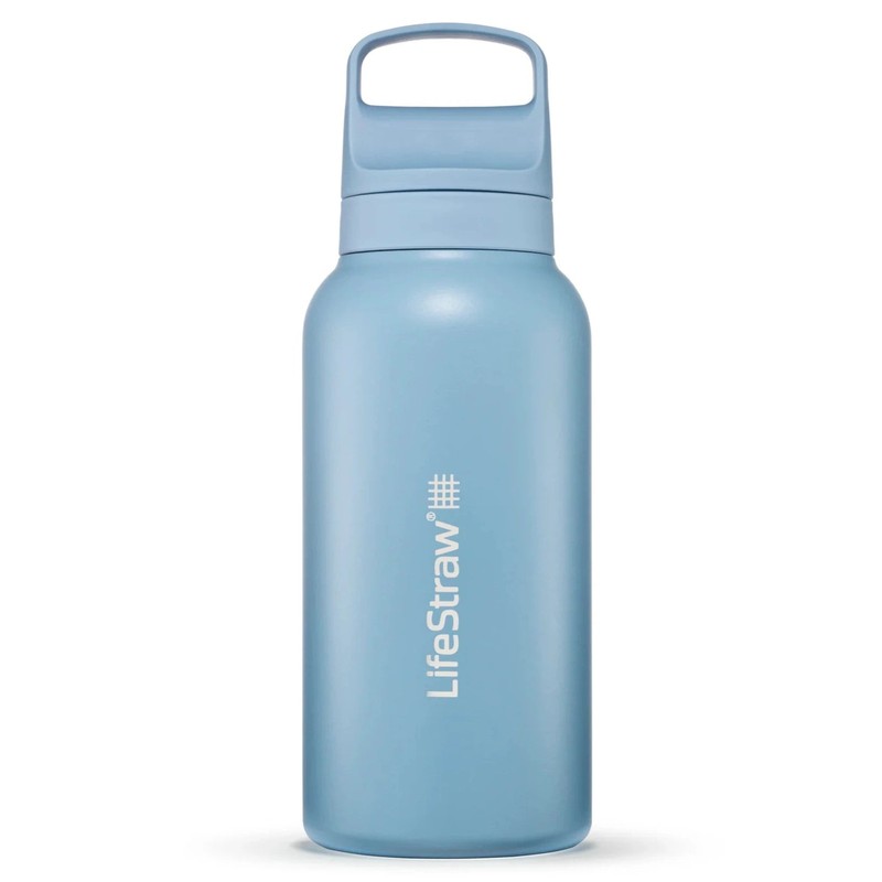 LifeStraw Go 2.0 Stainless Steel Water Filter Bottle 700ml, Aegean