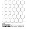 VViViD 11 Sheets Peel and Stick White Gloss Faux Ceramic