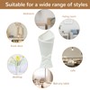 Ceramic Vase, Modern Simple White Decorative Flowers Vase, 22cm Height