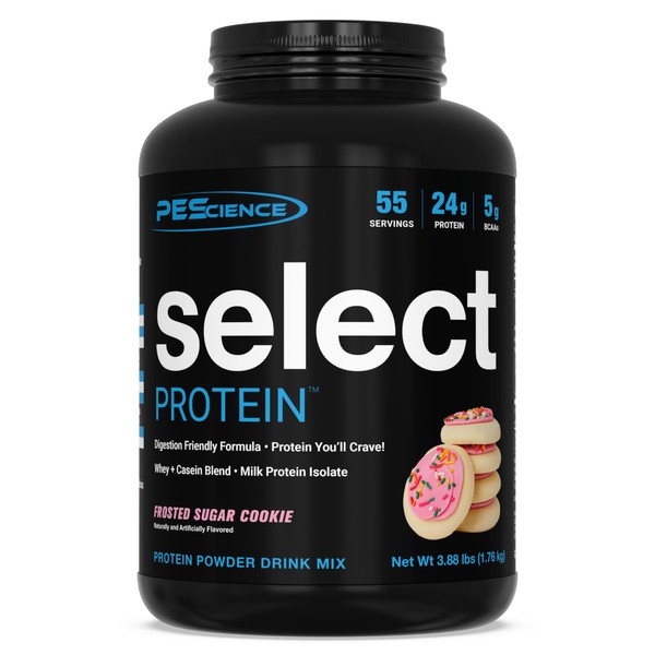 PEScience PEScience Select Low Carb Protein Powder, Frosted Sugar Cookie,