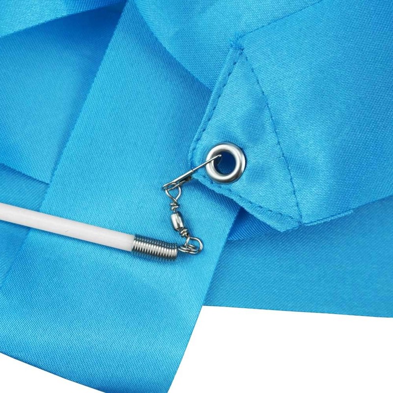 FAZHBARY Blue Dance Ribbons, Rhythmic Gymnastics Ribbon Dancing Streamers for