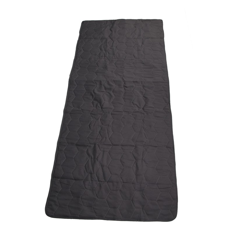 Waterproof Mattress Protector Dark Grey Anti Slip Honeycomb Large Size