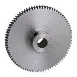 CNBTR Module 0.5 80T Metal Steel Gear 6mm Shaft Hole Motor Spur Pinion Gear for Low Strength Project.