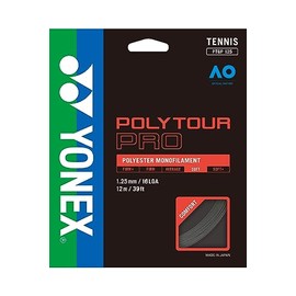 YONEX Unisex's Poly Tour Pro String Set-Black, 1.25 mm