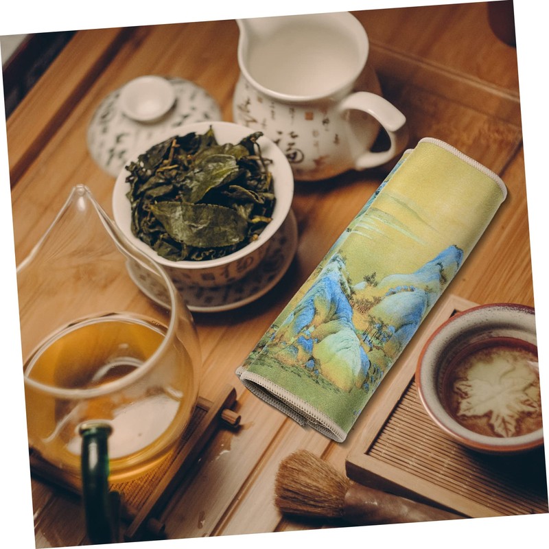Ipetboom 2Pcs High Absorbency Tea Towel Thickened Dual Sided Teaware
