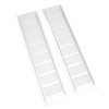 2 Pcs Air Vent Ventilation Grille Aluminium Alloy Rectangular Vent