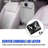 Tesnaao Pack-1 Center Console Lid Latch, Car Central Armrest Box