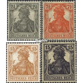 German Empire 98-100,101 (complete.issue.) fine used/cancelled 1916 Germania (Stamps for collectors)