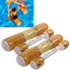 4PCS Battle Log Rafts Inflatable Pool Float Game Row Toys,