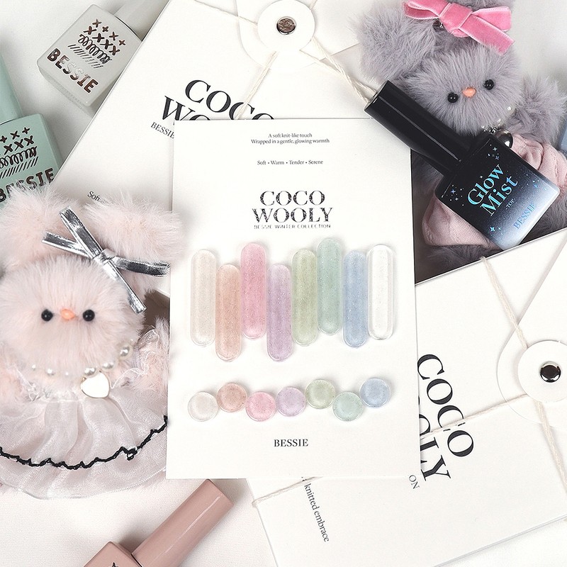 Bessie Cocouli 8-piece set Velvet Gel / 베씨 코코울리 8종