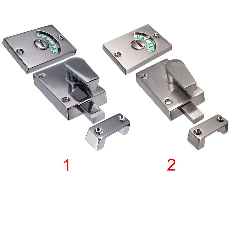 Liphontcta Dock Indicator, Zinc Satin Nickel Bolt Door Lock Indicator