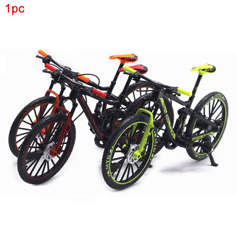 Kakalote Mini Finger Bikes, 1:10 Scale Alloy Mountain Bicycle Model