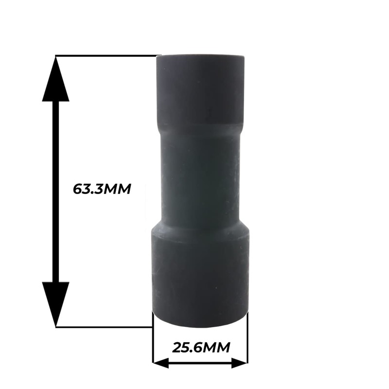 17mm Channel Impact Socket 1/2" Square Drive M10 Unistrut -