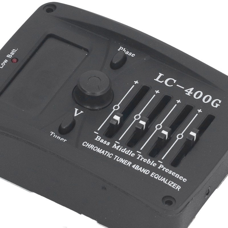 Acoustic Guitar 4 Band Equalizer EQ Preamps Piezo Pickup Chromatic