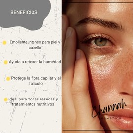Aceite de Ricino Puro | Ricinus Communis Oil • Prensado en Frío | Nutre Piel y Cabello • Ideal para Pestañas, Barba y Formulación Cosmética | CHANNAH 
