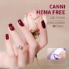 CANNI - Esmalte de uñas en gel de color rojo