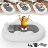 Abdtech Inflatable Toddler Travel Bed Kids Air Mattress with Safety