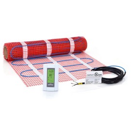 10 sqft HeatTech 120V Electric Tile Radiant Floor Heating Mat Kit