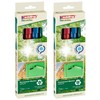 Edding Ecoline Permanent Markers 25 Assorted Pack of 4 1mm