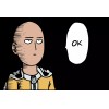 One Punch Man Saitama "OK" Poster (24x36) inches