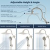 Hibbent All Metal CUPC Certified Shower Head, 8'' High Pressure