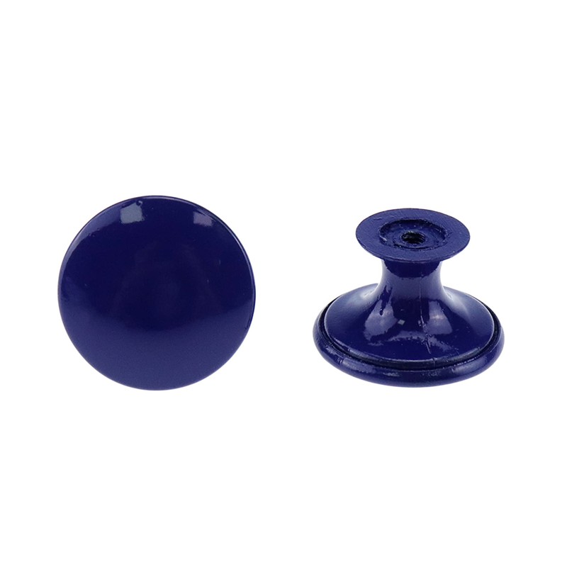 Semetall 6pcs Round Dresser Knobs 1.18 Inch Metal Cabinet Pull
