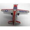 Linemar NOS Tin Litho Friction NAVY Prop Plane; Made in