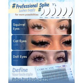 Spikes Lash Clusters 12mm-16mm Lash Clusters with Spikes Fairy