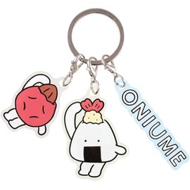 Tees Factory Oniume 3 Charm Key Chain, Show Flicker, H 2.0 x W 2.6 x D 3.4 inches (50 x 66 x 87 mm), ON-21.7 - 29.4 inches (55 - 4 - 290 cm)