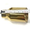 Gearhead GOLDEN EXHAUST TIP 2.5'' IN - 4'' OUT -